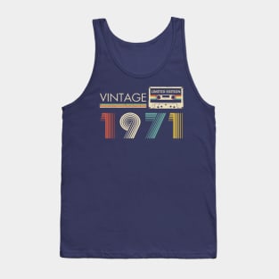 Vintage 1971 Limited Edition Cassette Tank Top